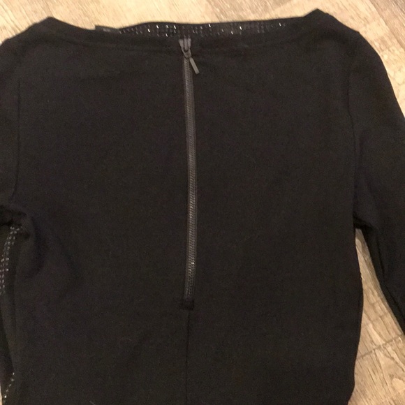 Armani Exchange Beaded Black Fitted Dress XS - Picture 3 of 3